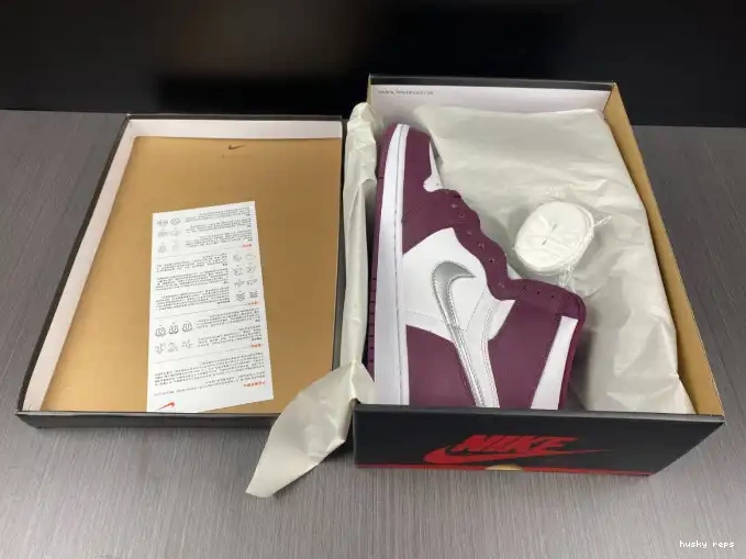Cheap Husky Bordeaux 1 Air Jordan 555088-611 High OG 0512